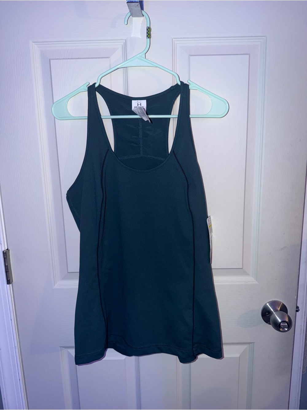 Under Armour Green fitted  Racerback Training Tank NWT